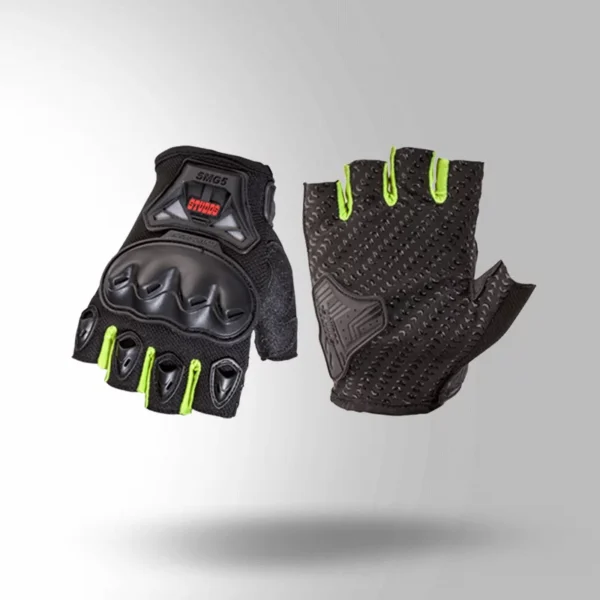 SMG 5 RIDING GLOVES FLUORESCENT GREEN